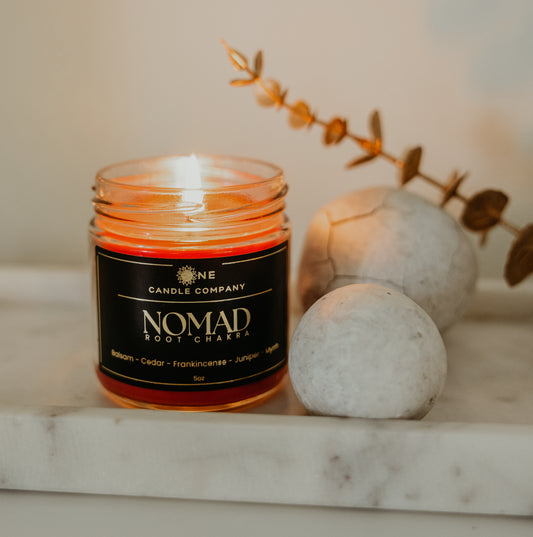 Nomad - Root Chakra Candle - 8oz Jar