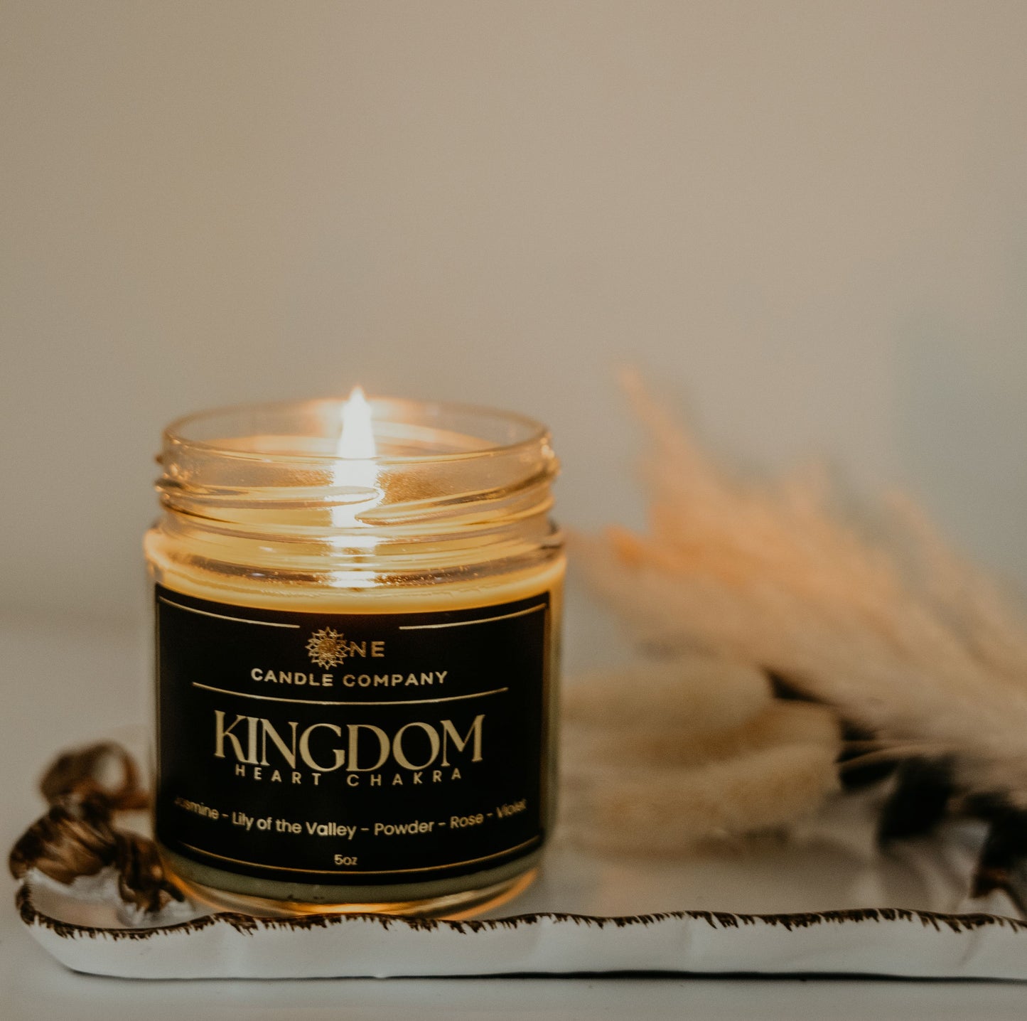 Kingdom - Heart Chakra Candle - 8oz Jar